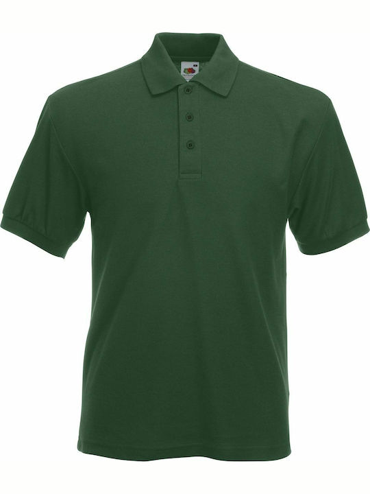 Fruit of the Loom 65/35 Heavy Men's Short Sleeve Promotional T-Shirt Bottle Green