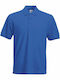 Fruit of the Loom 65/35 Heavy Ανδρικό Διαφημιστικό T-shirt Κοντομάνικο Royal