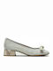 Hispanitas Leather Silver Heels