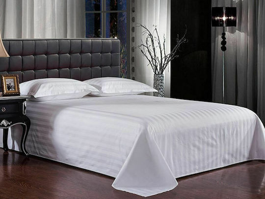 Hotel Sheet White Queen Size 240x270cm 1pcs