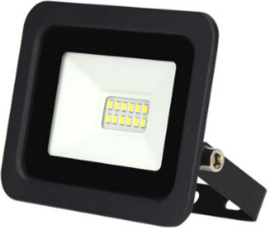 Lucas Στεγανός Προβολέας LED 10W Ψυχρό Λευκό 6400K IP66