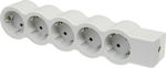 Legrand STD 5-Outlet Power Strip White