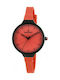 Watch with Orange Rubber Strap RA336612