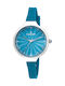 Watch with Blue Rubber Strap RA336616