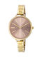 Watch with Pink Gold Metal Bracelet RA362207