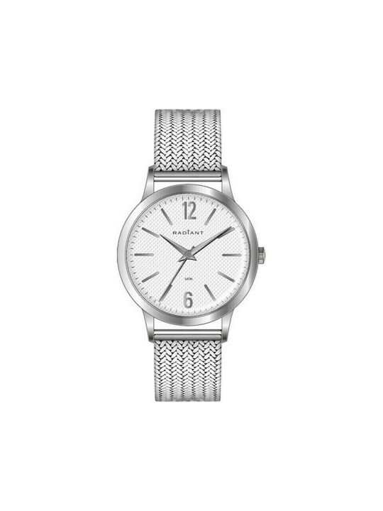 Radiant Uhr Batterie mit Silber Metallarmband RA415601