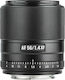 Viltrox Crop Φωτογραφικός Φακός AF 56mm f/1.4 XF Σταθερός για Fujifilm X Mount Μαύρος