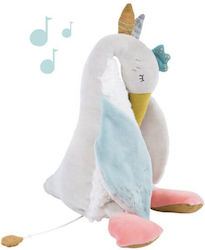 Moulin Roty Sleep Toy Μουσική Χήνα η Όλγα made of Fabric with Music for 0++ Months