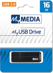 Verbatim MyMedia 16GB USB 2.0 Stick Black