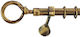 Enis by Domus Metallisch Vorhangstange Zeder Doppel mit Schiene Φ25mm 240cm Rust - Bronze