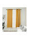 vidaXL vidaXL Vorhänge Fenster mit Grommet Gelb 140x175cm