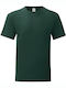 Fruit of the Loom Iconic 150 T Men's Short Sleeve Promotional T-Shirt Forest Green