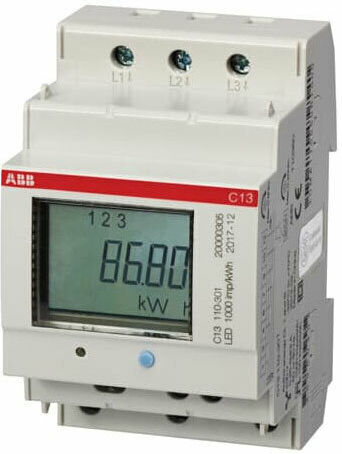 Abb Μετρητής Παλμών Ηλεκτρολογικού Πίνακα Ψηφιακό Ράγας Τριφασικό Ψηφιακός Τριφασικός 73731