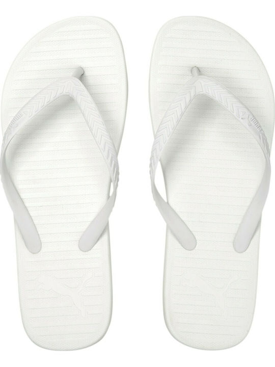 Slapi Bărbați Flip Flops Albi