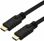 StarTech HDMI 2.0 Cable HDMI male - HDMI male 10m Μαύρο