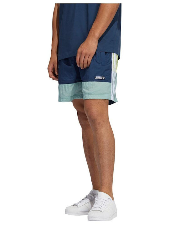 Woven Αθλητική Ανδρική Βερμούδα Hazy Green / Crew Navy