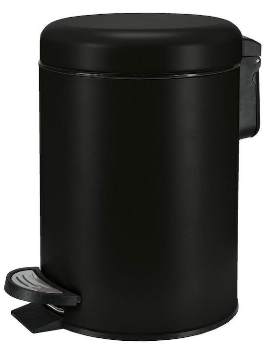 Kleine Wolke One 8058926858 Metallic Bathroom Basket 3lt Black