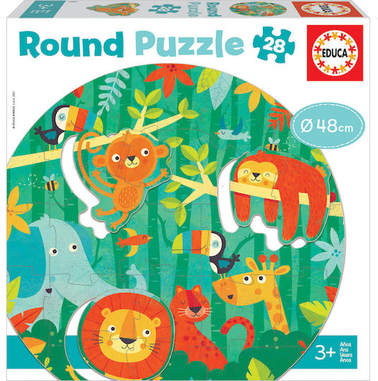 Kids Puzzle The Jungle for 3++ Years 28pcs Educa