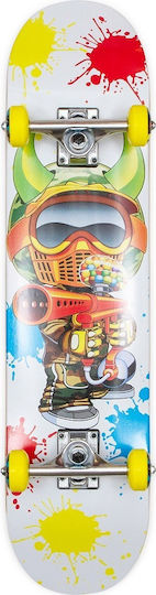Speed Demons Skate Paintballer Complete Shortboard 7.5" Multicolour