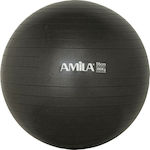 Amila 48412 Μπάλα Pilates 55cm 0.95kg Μαύρη