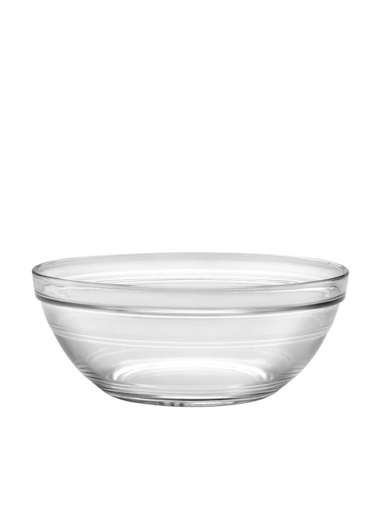 Duralex Lys Glass Salad Bowl Transparent 31x31x12.3cm