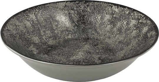 Oriana Ferelli Porcelain Salad Bowl Grey 23x23x6cm