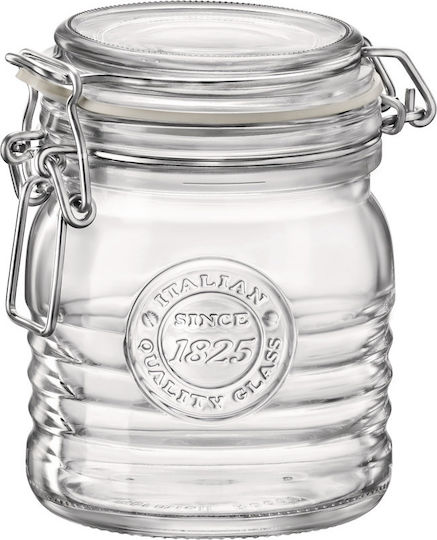 Bormioli Rocco Officina Vaza Uz General cu capac ermetic Sticlă Transparent 350ml
