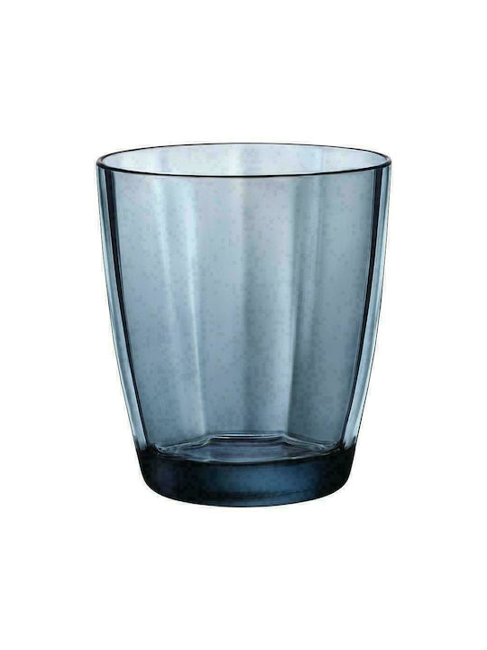 Bormioli Rocco Pulsar Glass Water made of Glass in Blue Color 300ml 1pcs