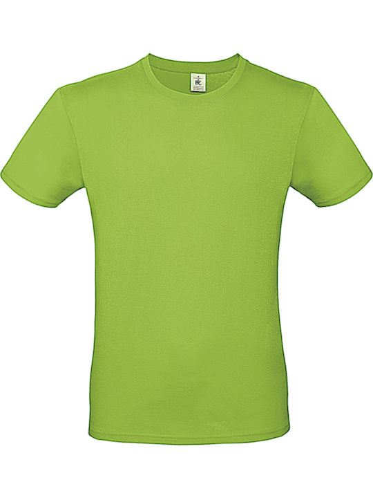 B&C E150 Мъжка Рекламна Тениска Orchid Green
