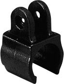 Lalizas Boat Canopy Clip with 25mm Diameter Black