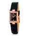 Folli Follie Damen Uhr mit Grün Lederarmband