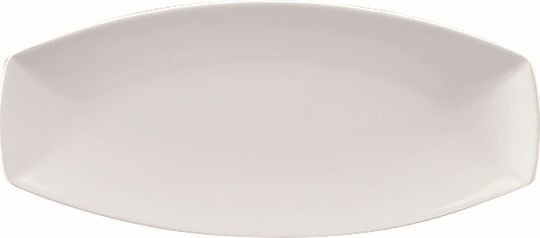 Schonwald Teller Wüste Oval aus Porzellan Weiß 14cm