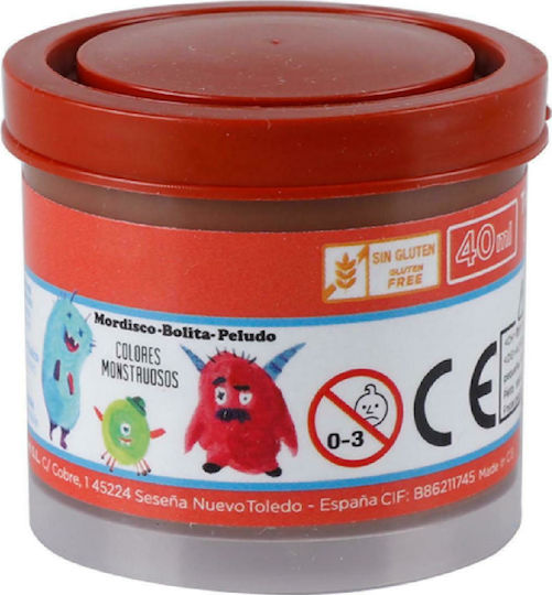 Madrid Papel Colores Monstruosos Tempera Paints Brown in Jar 40ml 1pcs