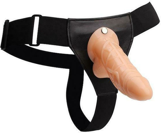 Chisa Novelties Harness με Dildo 19cm στο χρώμα του δέρματος