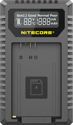 NiteCore Μονός Φορτιστής Μπαταρίας UCN5 Συμβατός με Canon LP-E17