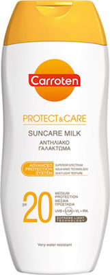 Carroten Protect & Care Водоустойчива Слънцезащитна Крем за тяло SPF20 200мл