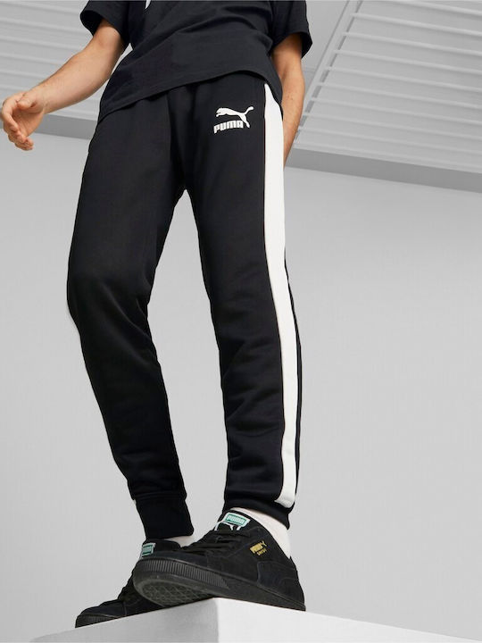 Iconic T7 Pantaloni de trening cu Elastic Negru