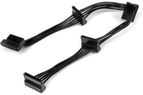 StarTech 15-Pin Sata - 15-Pin Sata Cable 0.4m Μαύρο PYO4SATA