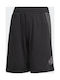 Adidas Sportliche Kinder Shorts/Bermudas Aeroready Heather Shorts Schwarz