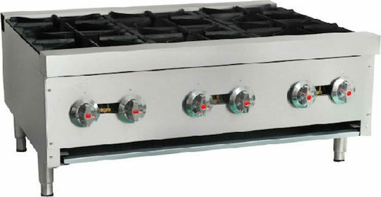 Karamco Xrb6oz LPG Cooktop Sextuple 39kW 91.5x73x34cm