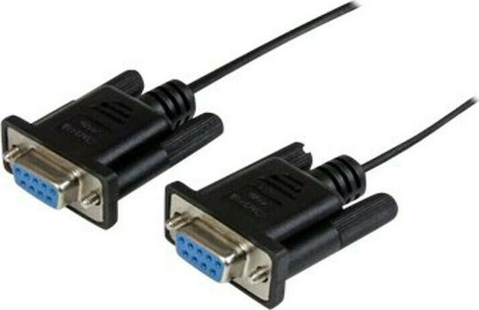 StarTech Καλώδιο RS232 9-pin female σε RS232 9-pin female 1m Μαύρο