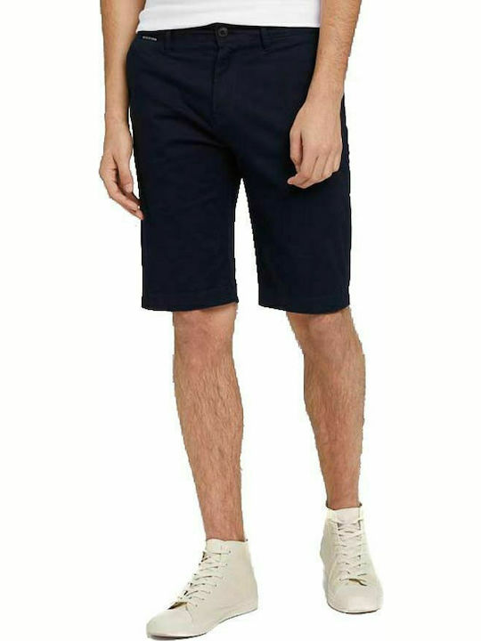 Tom Tailor Men's Shorts Chino Navy Blue