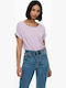Only Femeie Tricou Lavender Frost