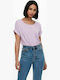 Only Women's T-shirt Lavender Frost