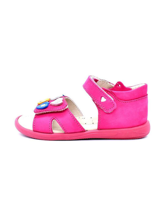 Bibelot children's sandals for girl Fuchsia 900-04