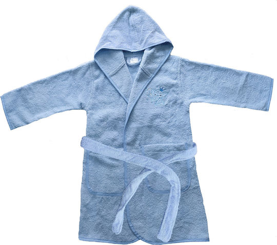 Dimcol Baby Bademantel Kapuzen Elefant 02 46 Ciel