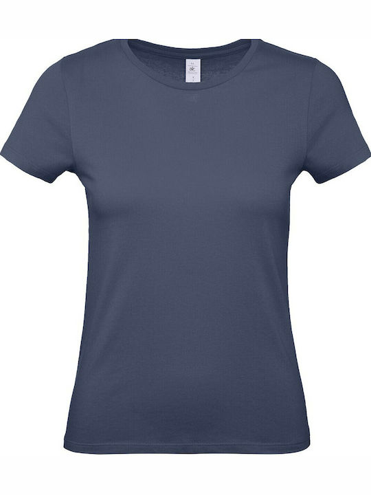 B&C E150 Tricou Promoțional Pentru Femei Denim