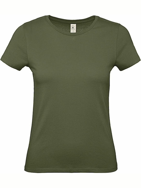 B&C E150 Tricou Promoțional de Damă Urban Kaki