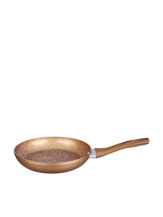 Chios Hellas Woodstone Pan made of Aluminum with Stone Coating 24cm