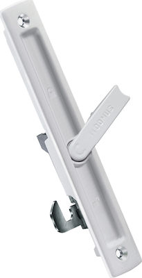 Domus 7650 Lock for Sliding Aluminum Doors White 7650L